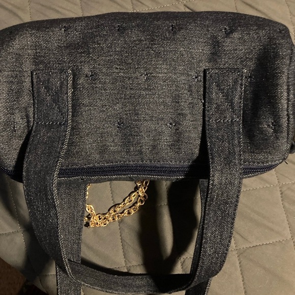 Jean indigo barrel HAUS OF SY crossbody - Picture 4 of 7